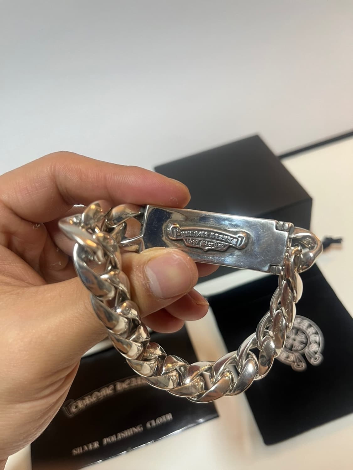 크롬 플로랄 팔찌  상품이미지3