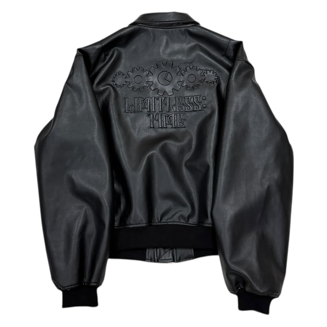 토니호크 X 템푸스 스튜디오 슈퍼주니어 은혁 레더 블루종 자켓 블랙 L 상품이미지3