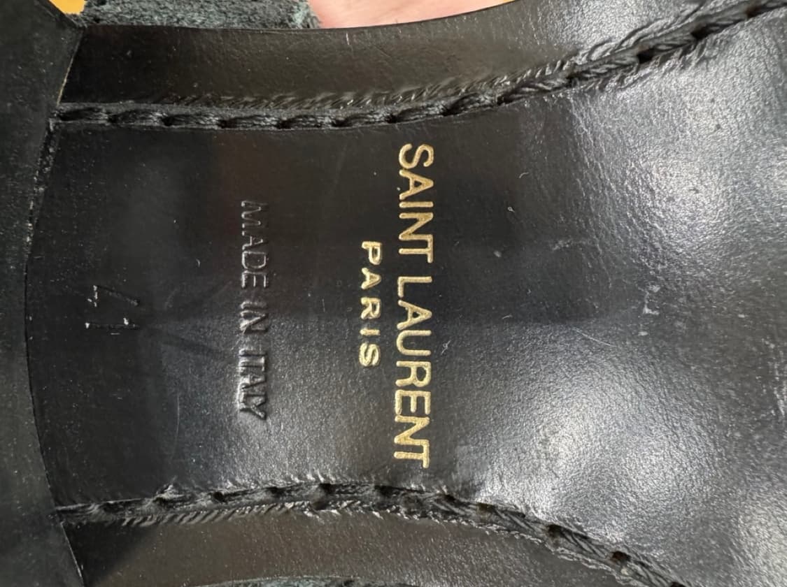 생로랑 스웨이드 와이어트 하네스 부츠 상품이미지5