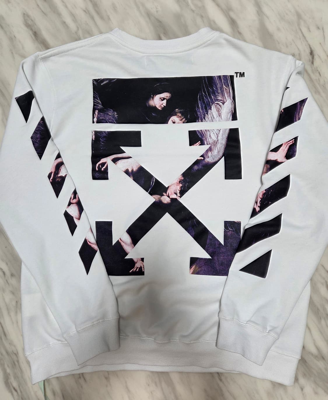 오프화이트 카라바지오 애로우 맨투맨 상품이미지1