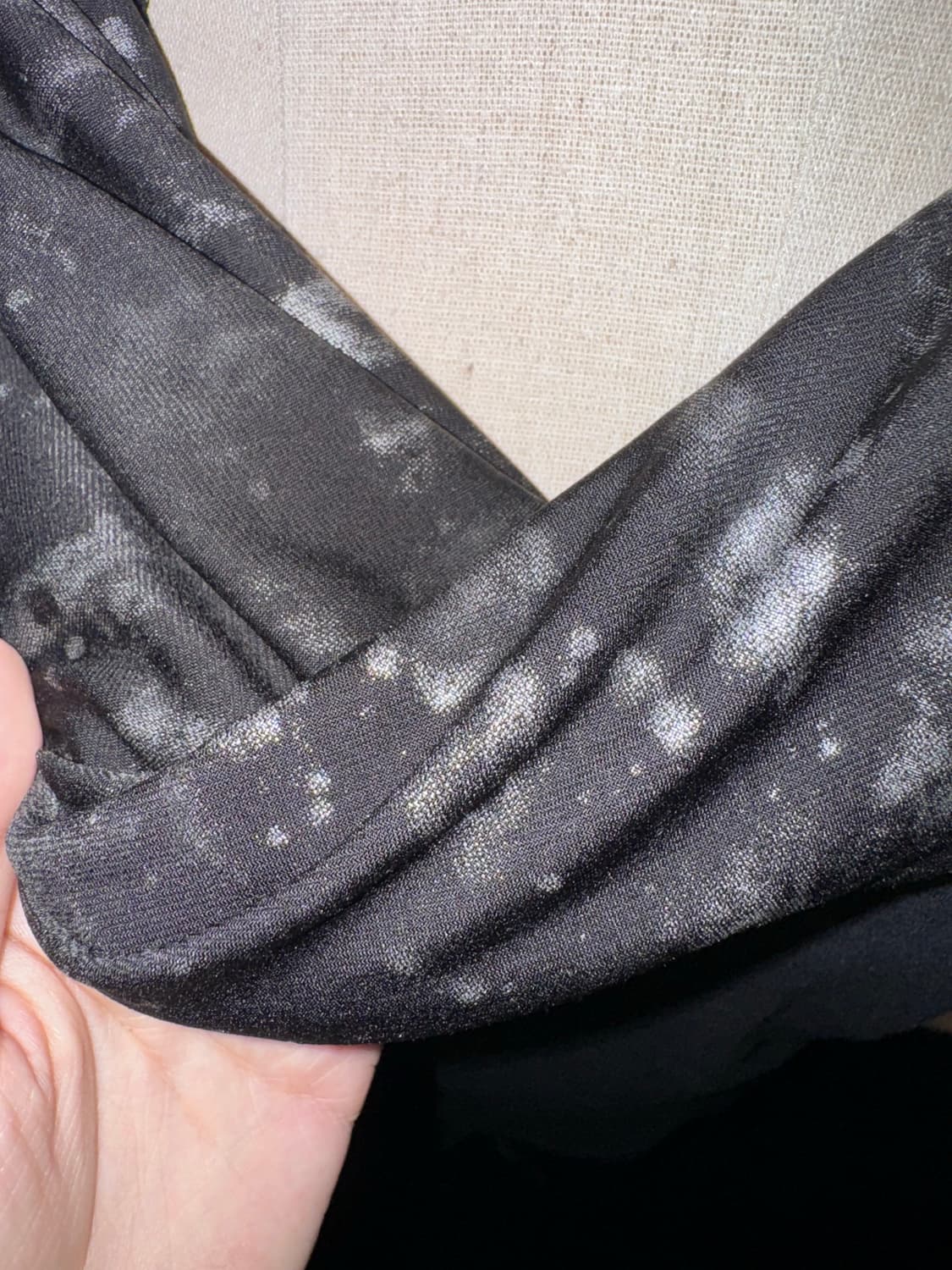 “Midas” Tie Dye Black Drape T-Shirt  Pri 상품이미지4