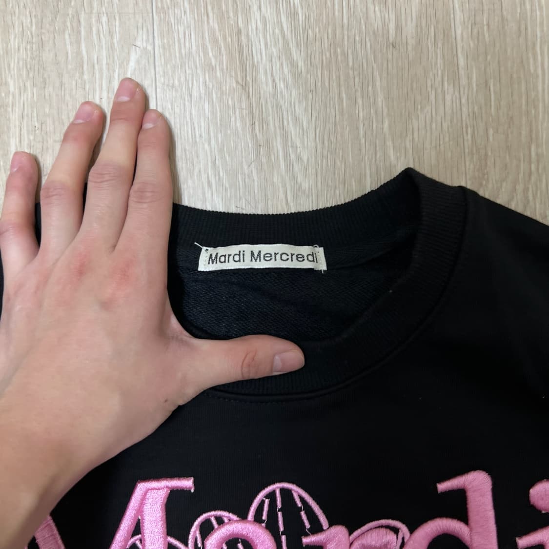 마르디 메크르디 플라워 맨투맨 M  상품이미지4