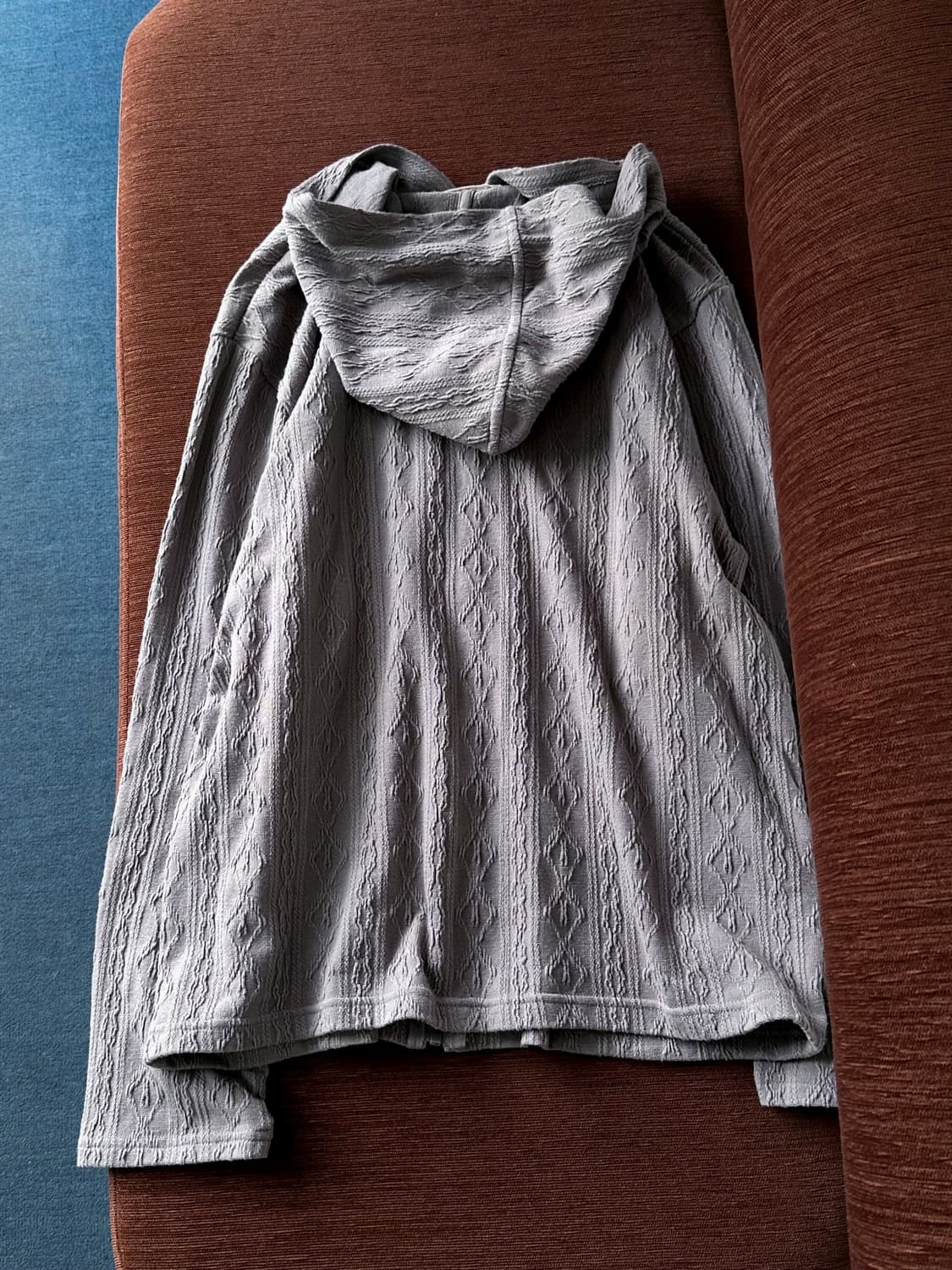 Loose knitted easy hood jacket  상품이미지4