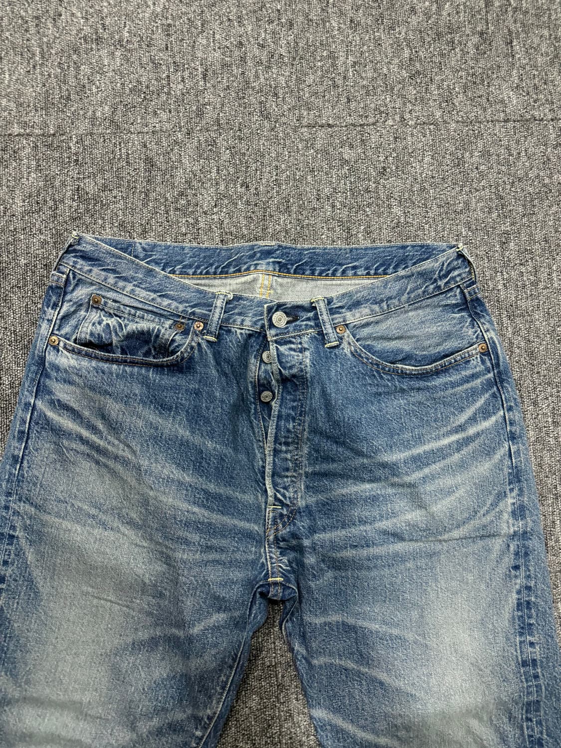 단순착용) 웨어하우스 1101 라이트 인디고 데님 36 상품이미지3