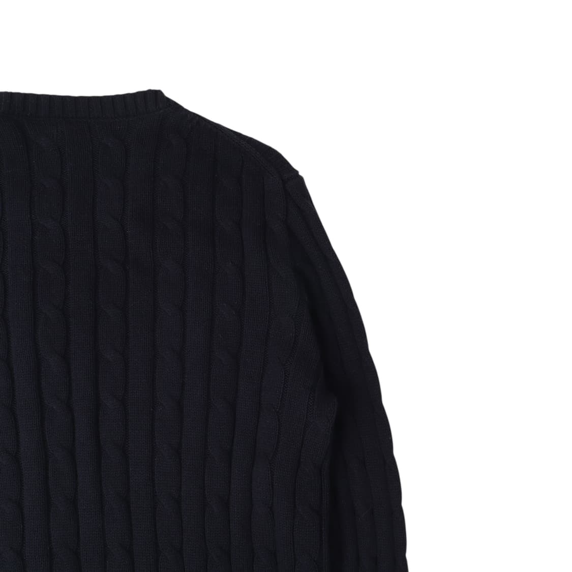 폴로 랄프로렌 QR 네이비 케이블 니트 상품이미지6