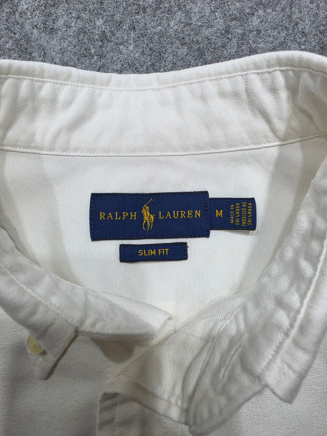 폴로 랄프로렌 슬림핏 멀티포니 옥스포드 셔츠 M 상품이미지5