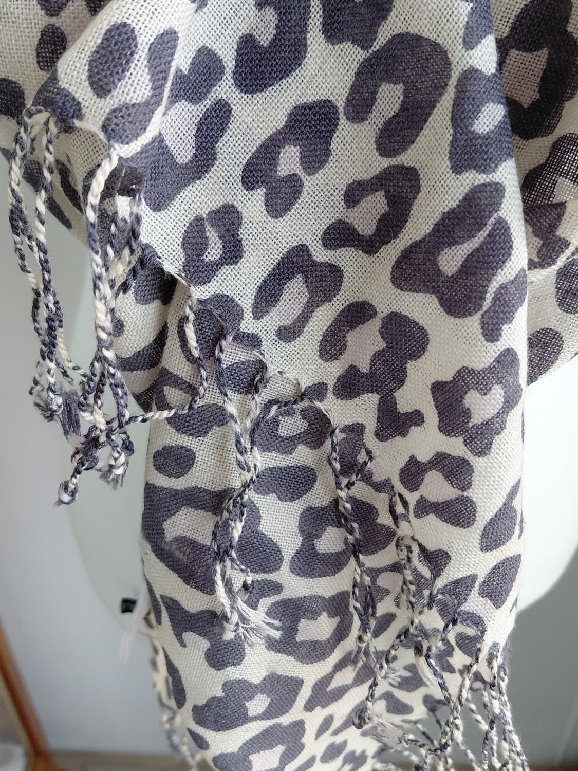 [일본빈티지] 레오파드 패턴 롱 스카프 갸루머플러 상품이미지4