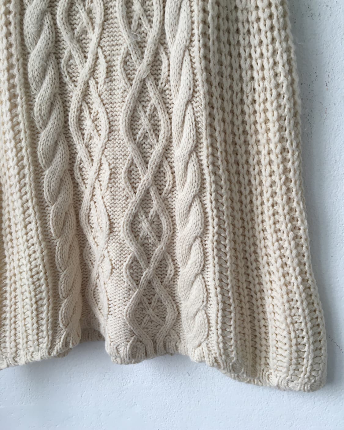 Cable pattern knit skirt 상품이미지2