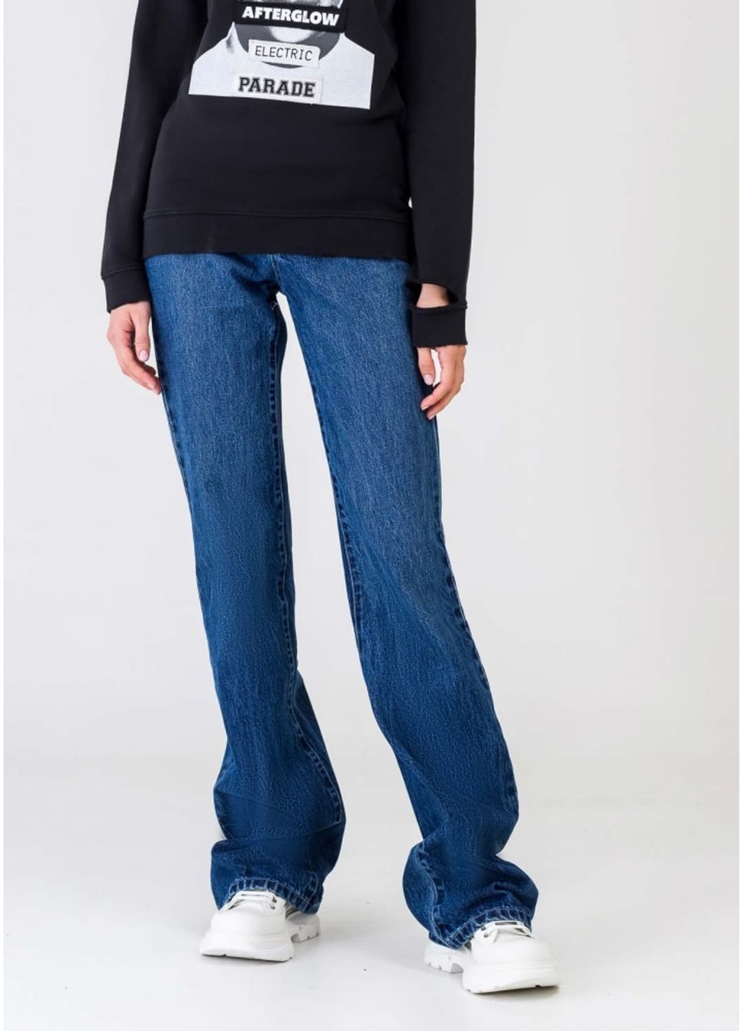 라프 시몬스 여성 데님 플레어 진 80% 상품이미지4