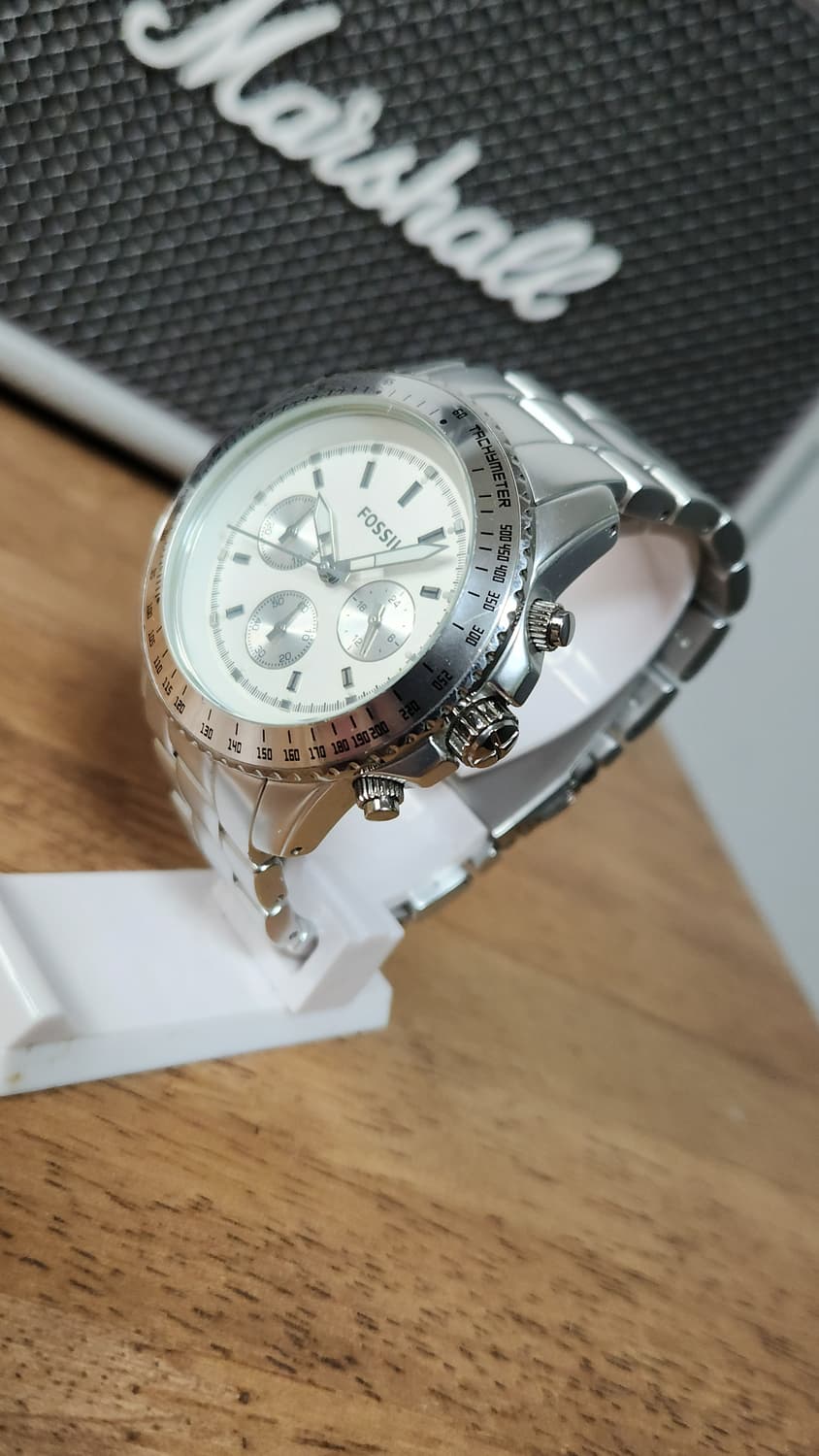# FOSSIL 파슬 스텔라 크로노그래프 실버톤 알루미늄 시계 상품이미지9
