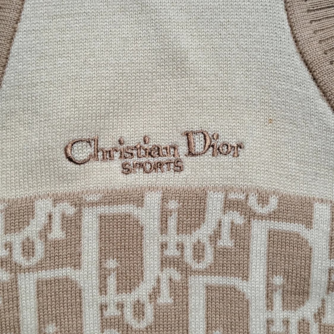 [크리스찬 디올] 오블리크 브이넥 니트 베스트 조끼 상품이미지4