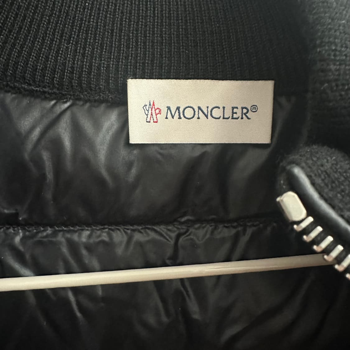 몽클레어 트리콧 니트패딩 가디건xs 상품이미지2