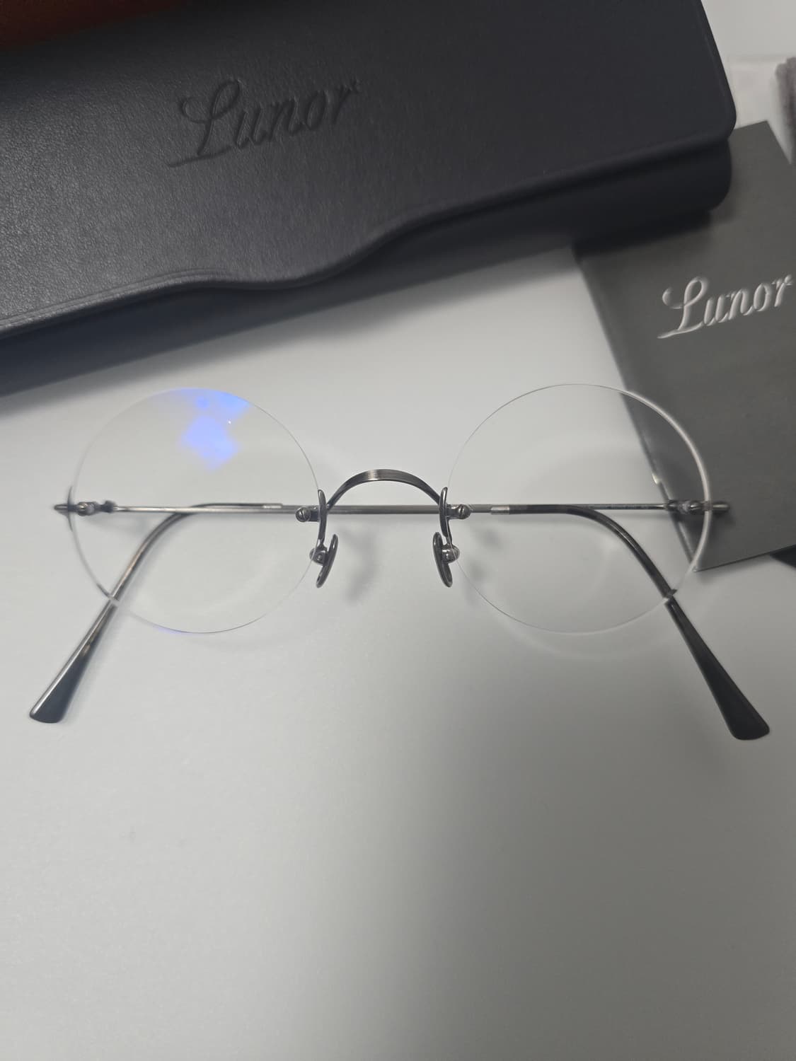 르노클래식 룬드 실버 스티브잡스 무테안경 상품이미지3