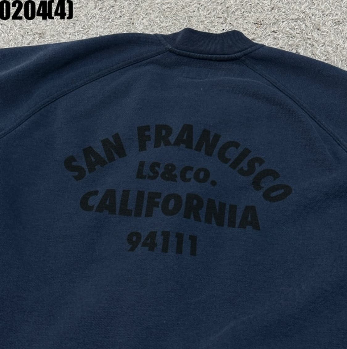 [M] 리바이스 LS&CO 스냅 버튼 플리스 블루종 자켓 0204(4) 상품이미지1