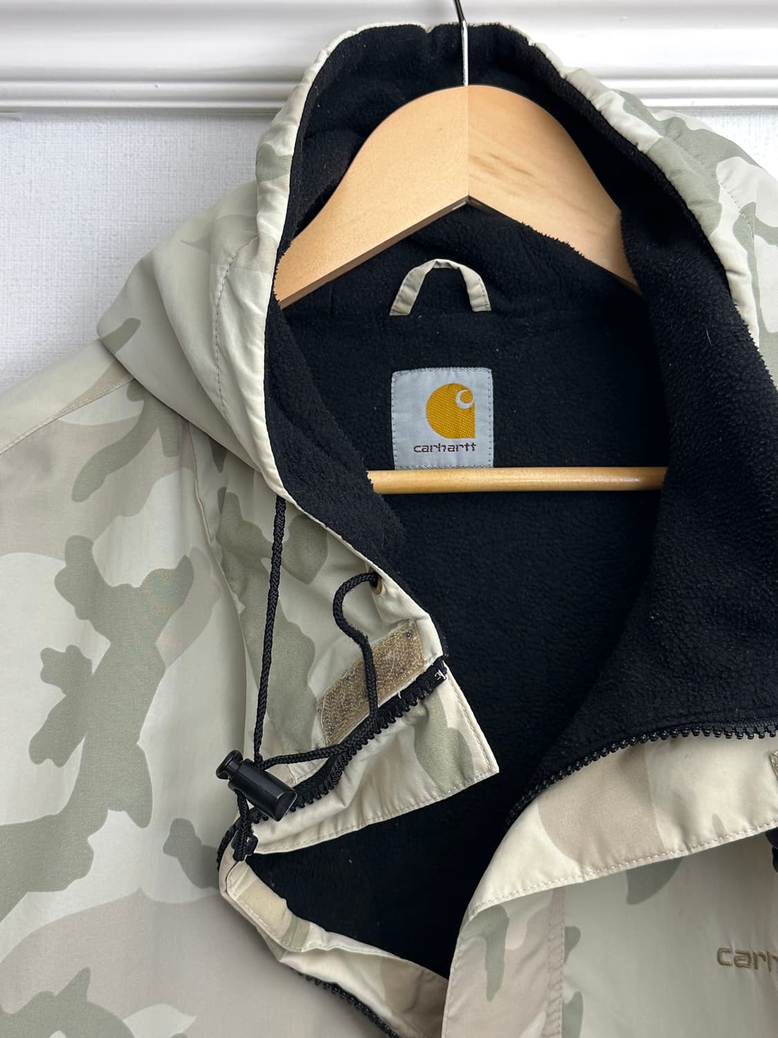 Carhartt WIP 화이트 카모플라쥬 아노락 상품이미지9