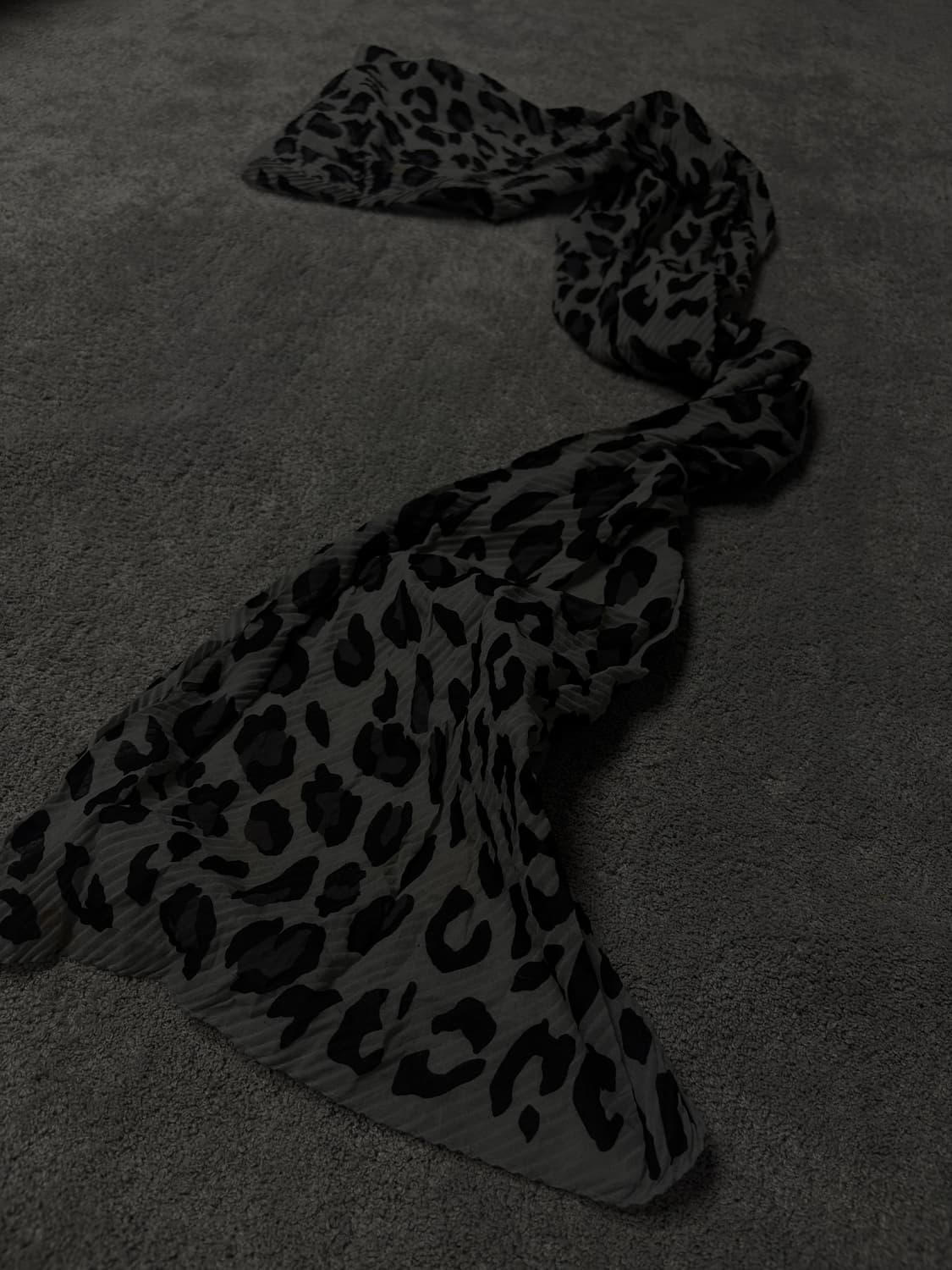 Vintage vkei punk mood leopard scarf 상품이미지2