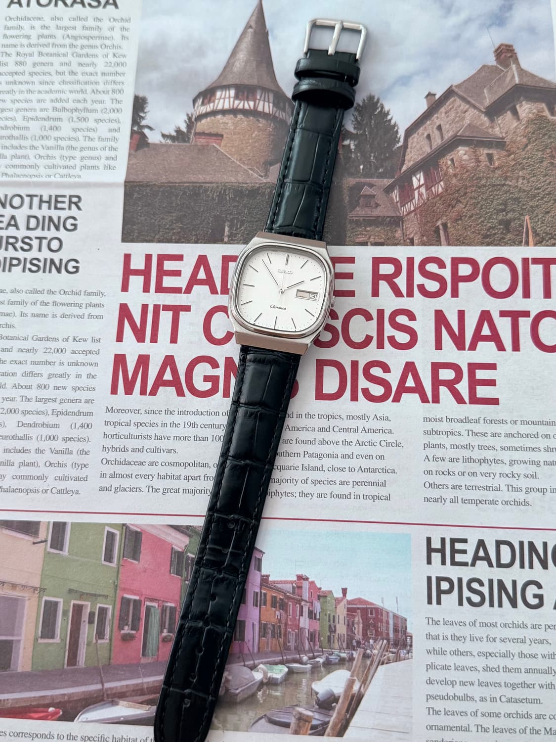 Seiko 세이코 Chronos 쿼츠 Day-Date 상품이미지2