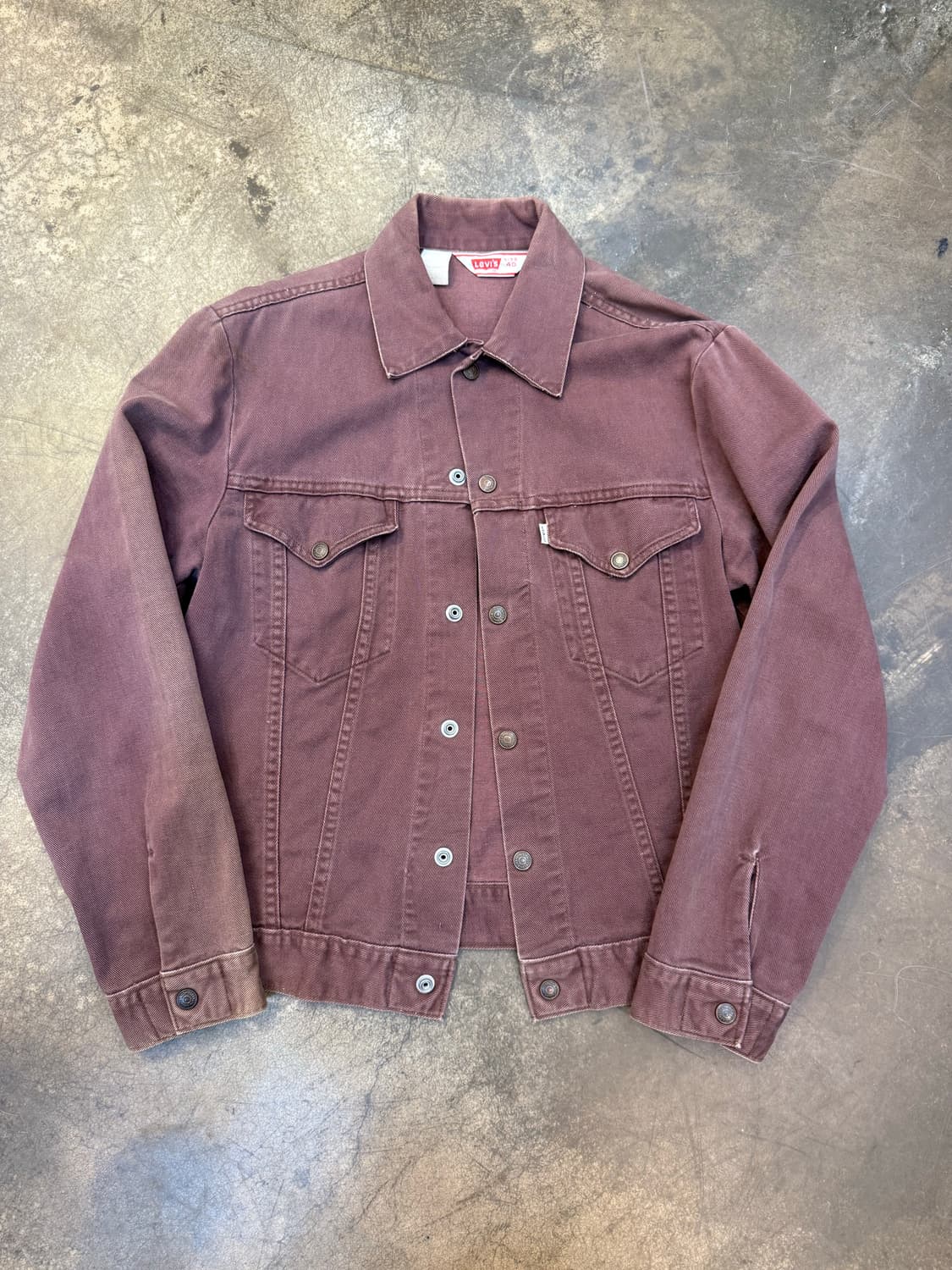 80‘s usa 리바이스 가먼트 다잉자켓 (40) 상품이미지1