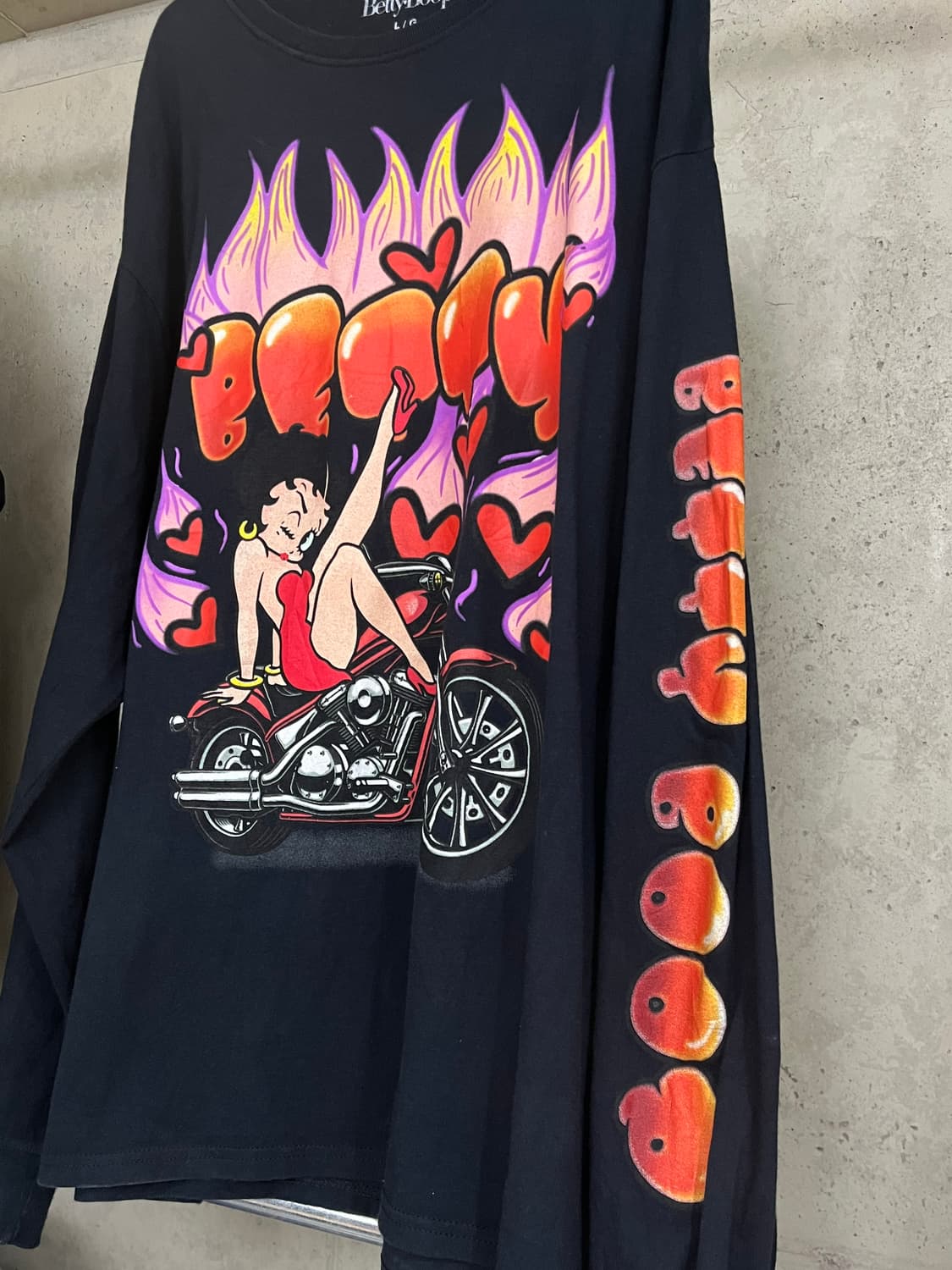 BETTY BOOP LONG SLEEVE 상품이미지3