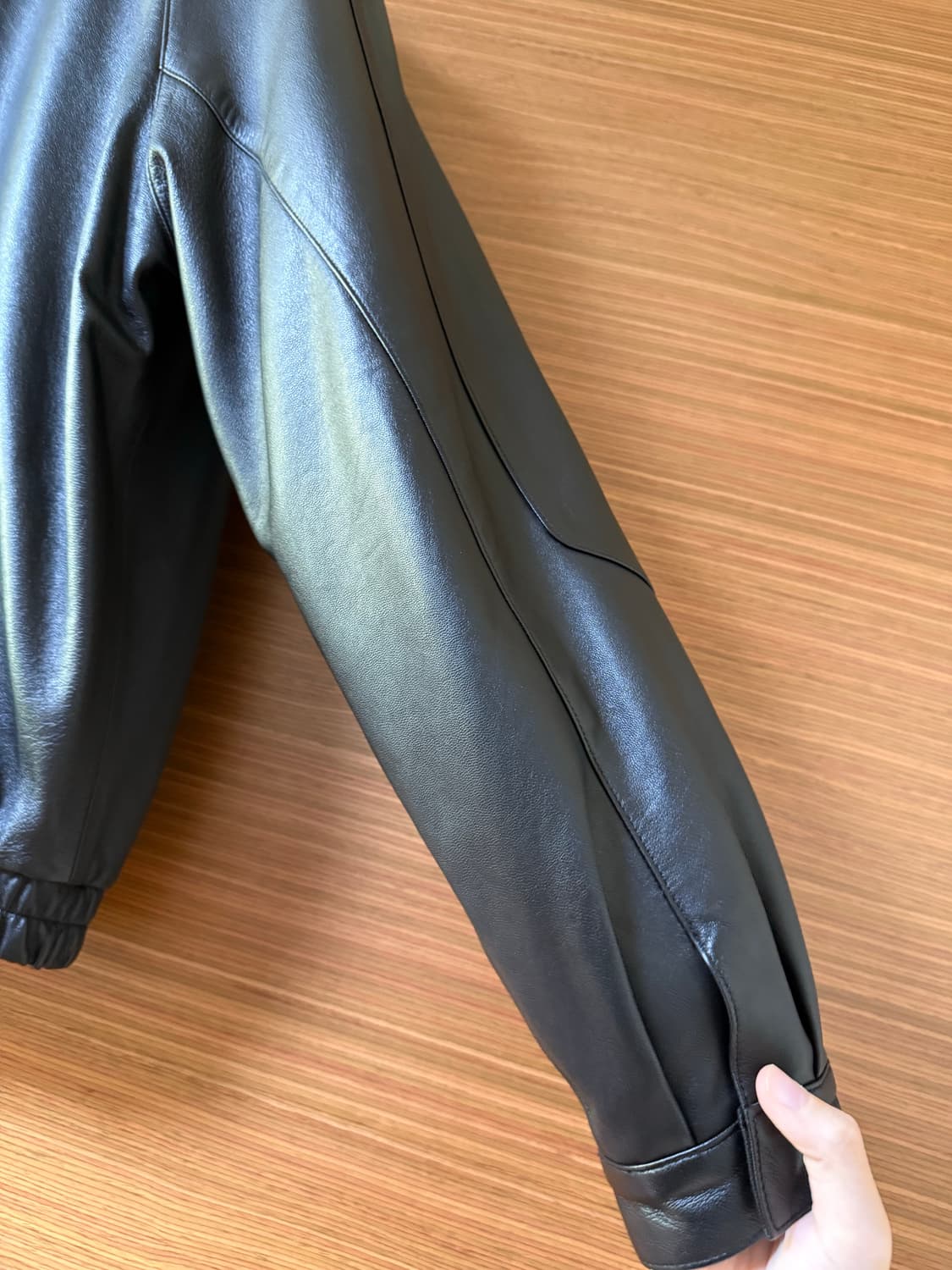 머듈 레더 블루종(a4) 3 상품이미지7