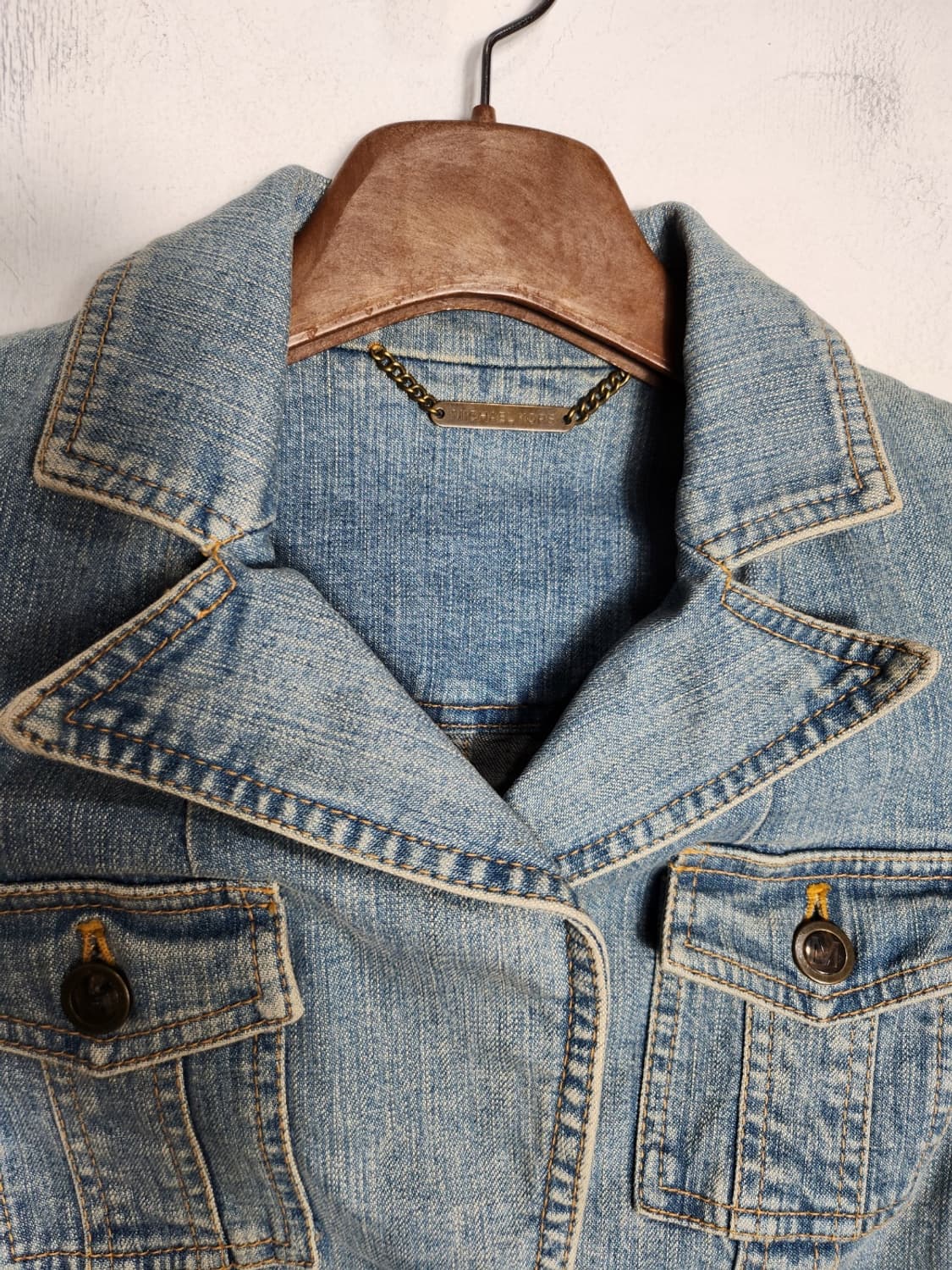 마이클 코어스 빈티지 데님 자켓 상품이미지2