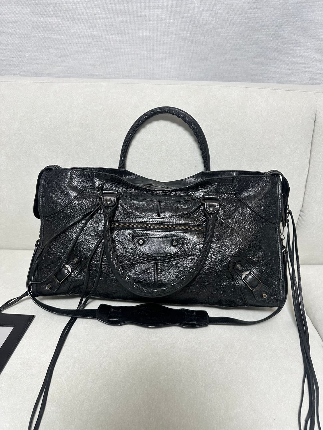 [A+ 정품] 발렌시아가 시티 모터백 파트타임 블랙 상품이미지7