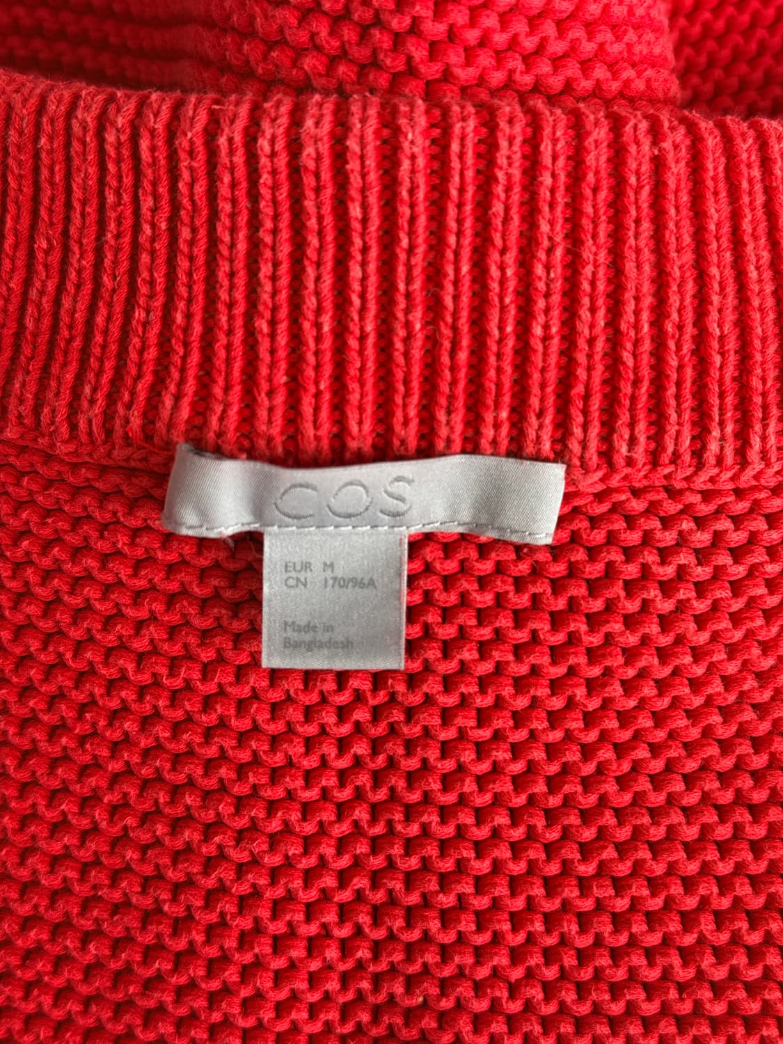 COS 니트 코랄 컬러 100 상품이미지4