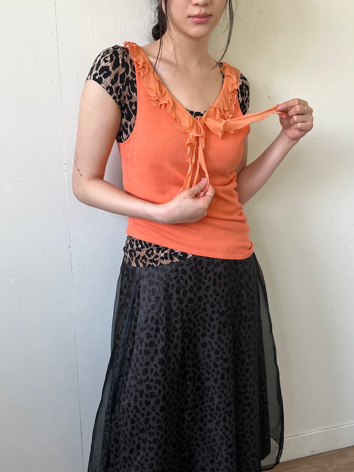 EPOCA 오렌지 슬리브리스 상품이미지6