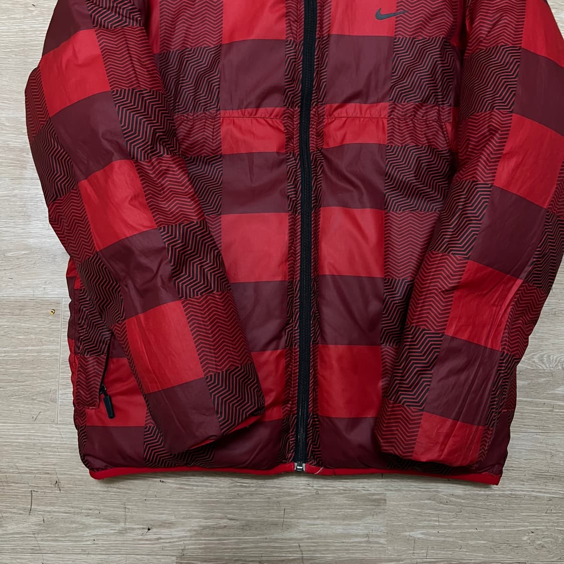 나이키 덕다운 리버시블 스탠드넥 푸퍼패딩 점퍼 [레드] M/95 상품이미지7