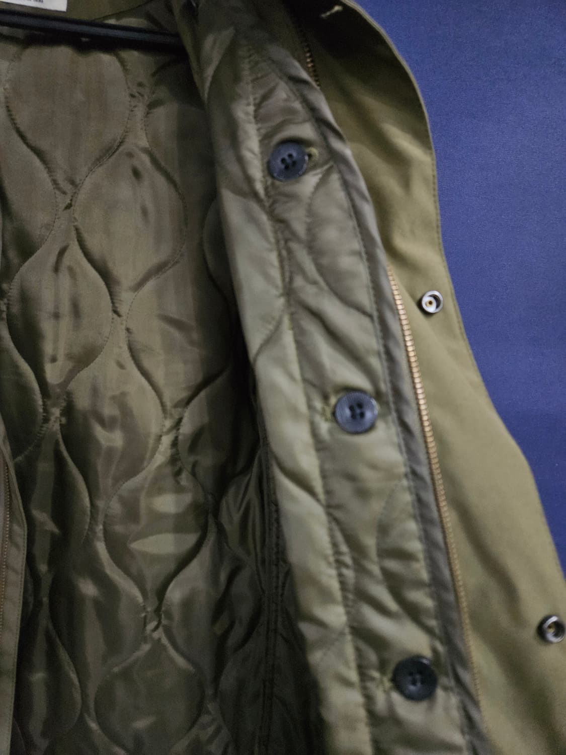 리바이스 카키 남성 슬림핏 95 패딩자켓  상품이미지9