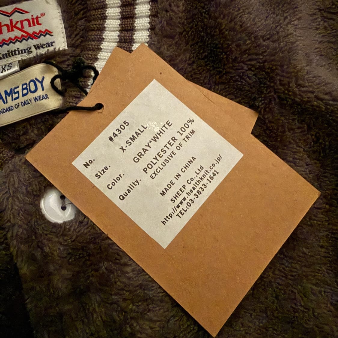 BEAMS BOY 베이스볼 후리스 상품이미지3