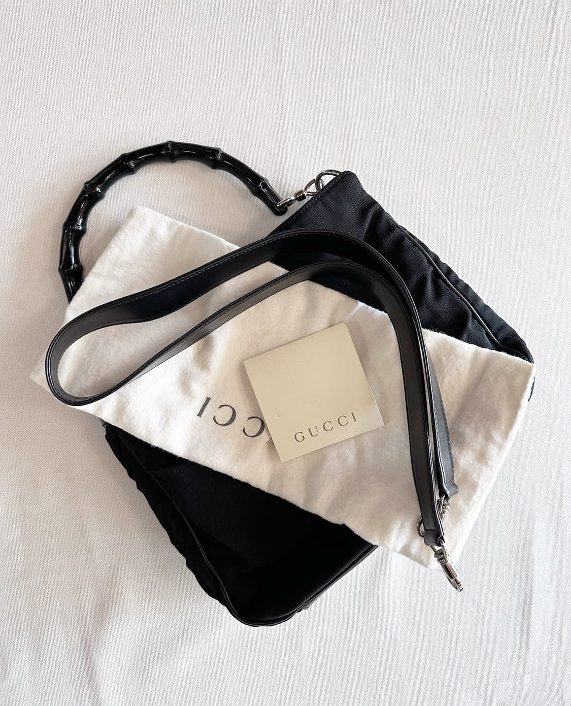 GUCCI nylon bamboo bag 상품이미지2