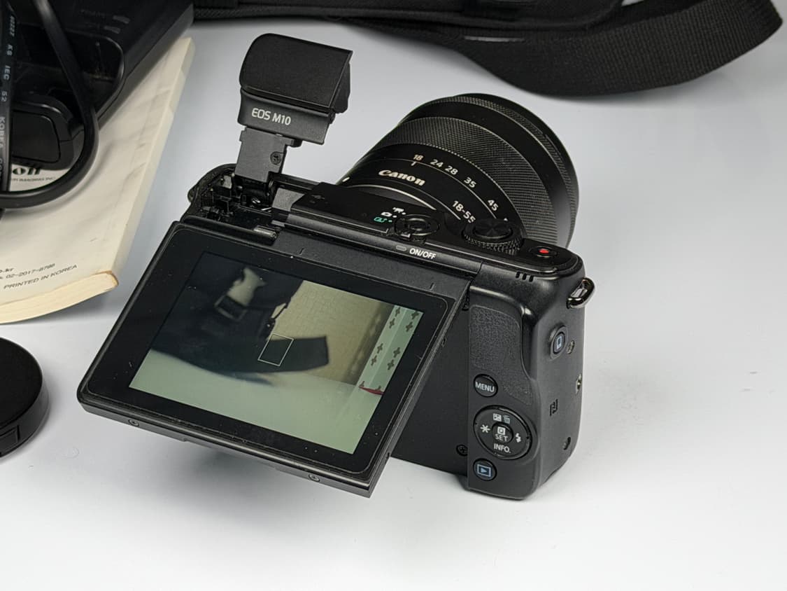 캐논 EOS M10 블랙 미러리스 카메라 상품이미지6