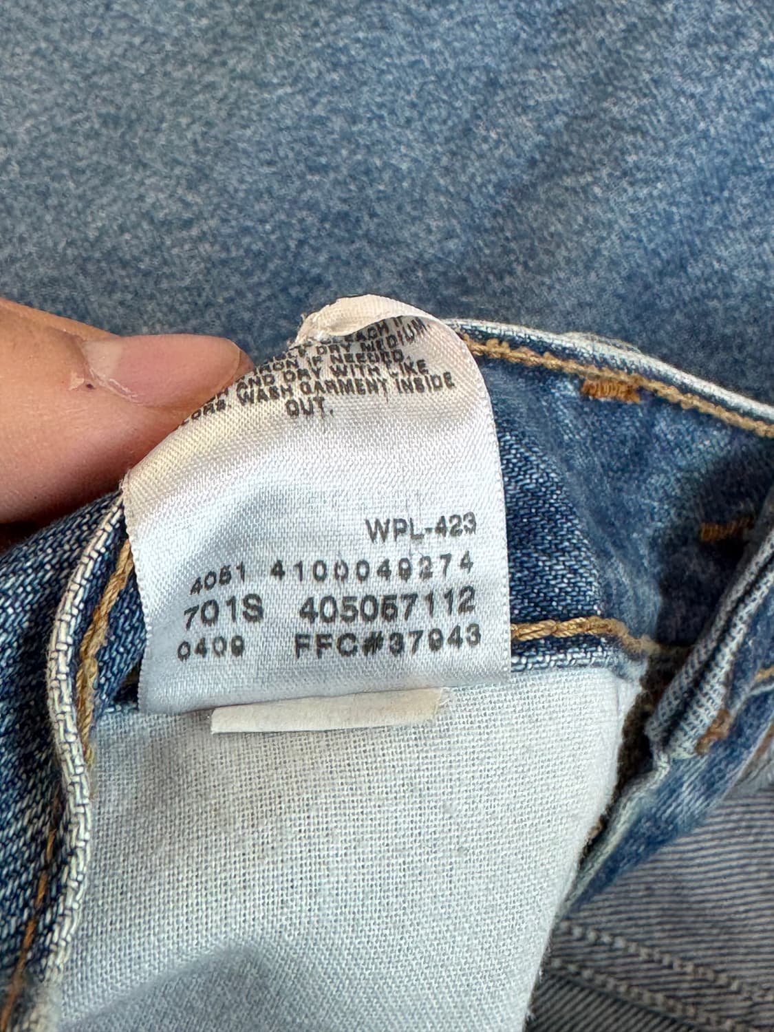 00s 리바이스 505 커팅진 상품이미지5