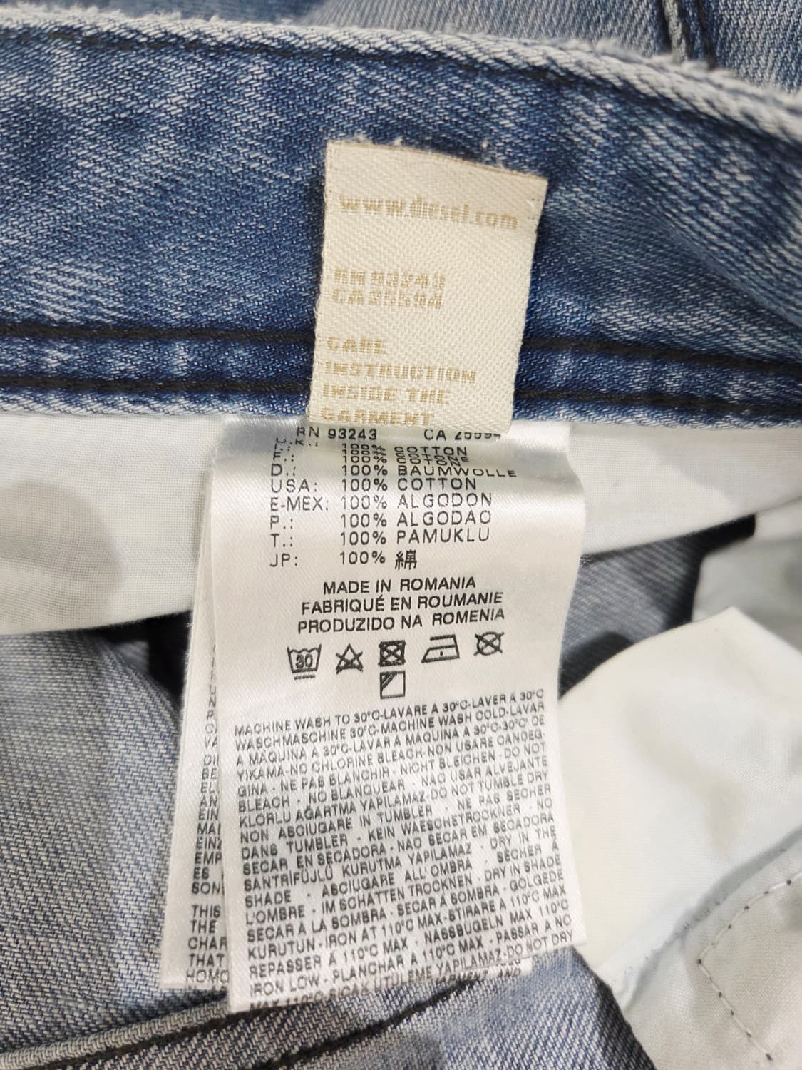 디젤. 남자 사파도 워싱 청바지_32 상품이미지8