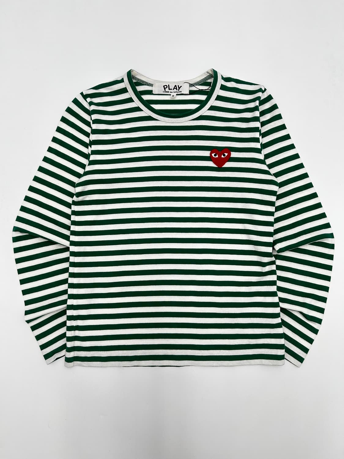 꼼데가르송 그린 보더티 상품이미지1