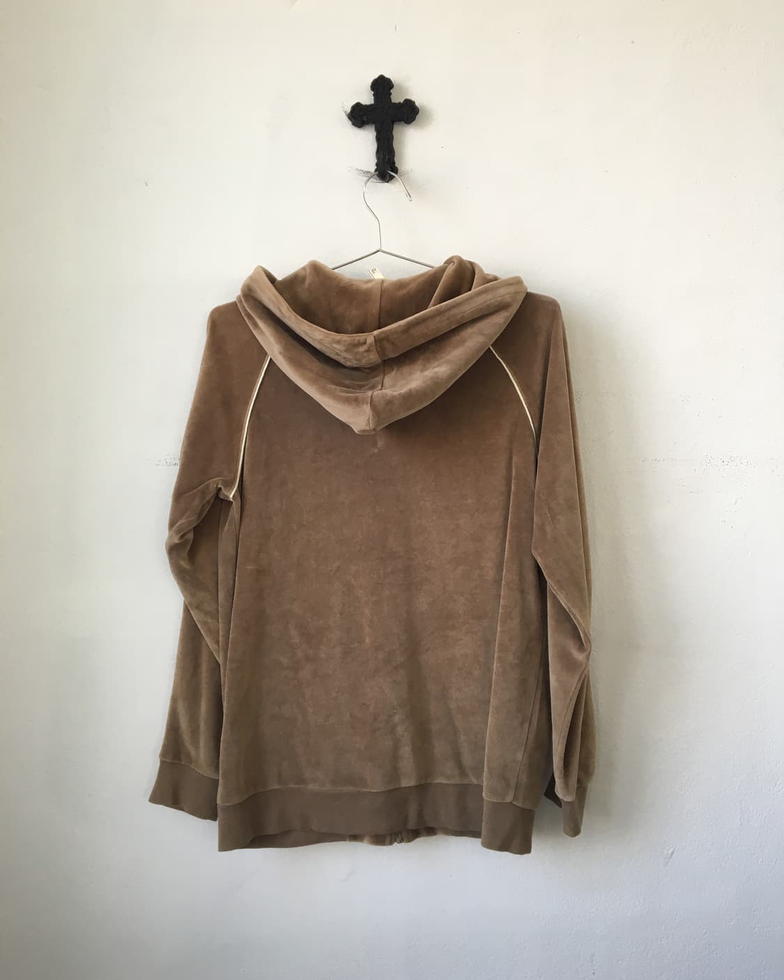 Velvet hood zip up 상품이미지3