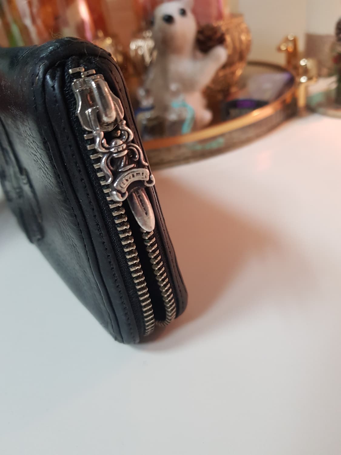 크롬하츠 트리플 크로스 레더 패치 장지갑 상품이미지3