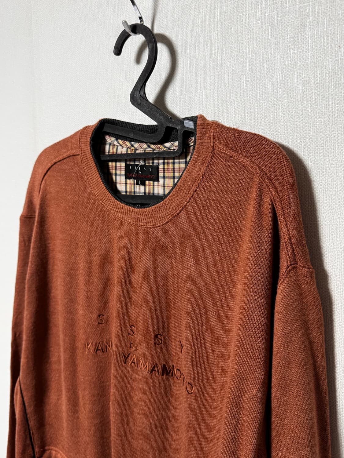 시슬리 칸사이 야마모토 니트 맨투맨 상품이미지1