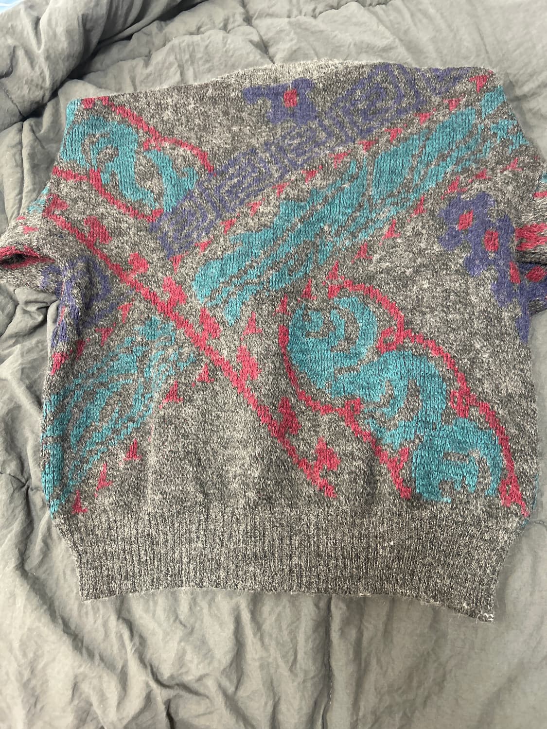 빈티지 패턴 니트 상품이미지2