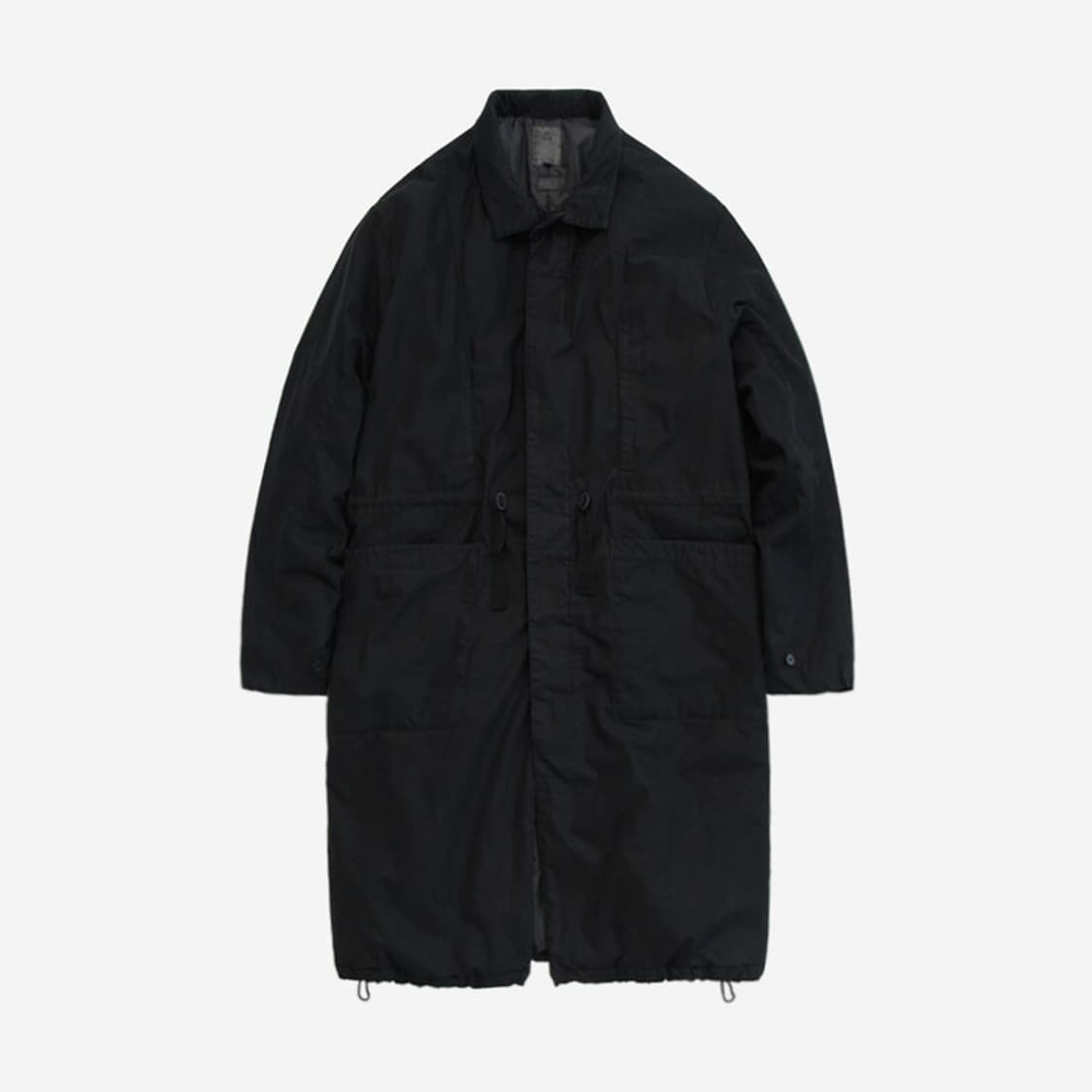 [2] 폴리테루 헤비델 코트 블랙 24fw 상품이미지1