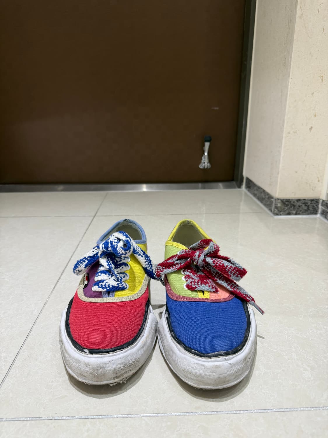 [EU 41] MMY 메종 미하라 야스히로 베이커 캔버스 로우 멀티컬러 상품이미지2