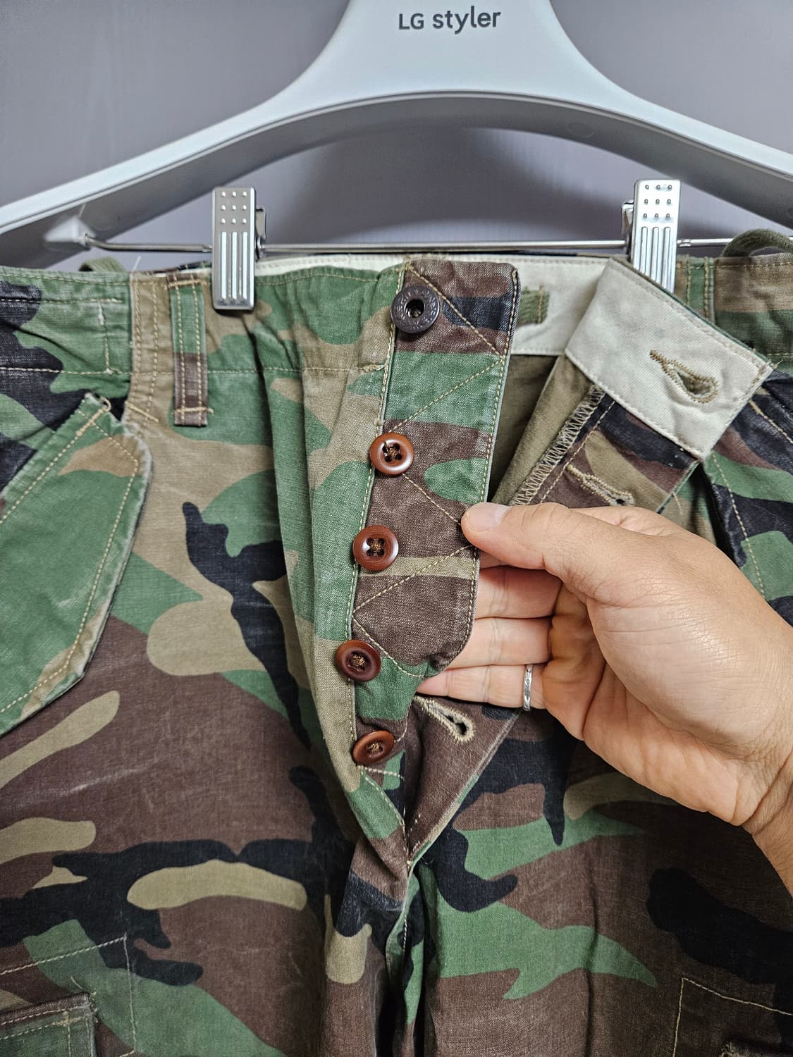 폴로 랄프로렌 카모 카고 바지 36/32 상품이미지4