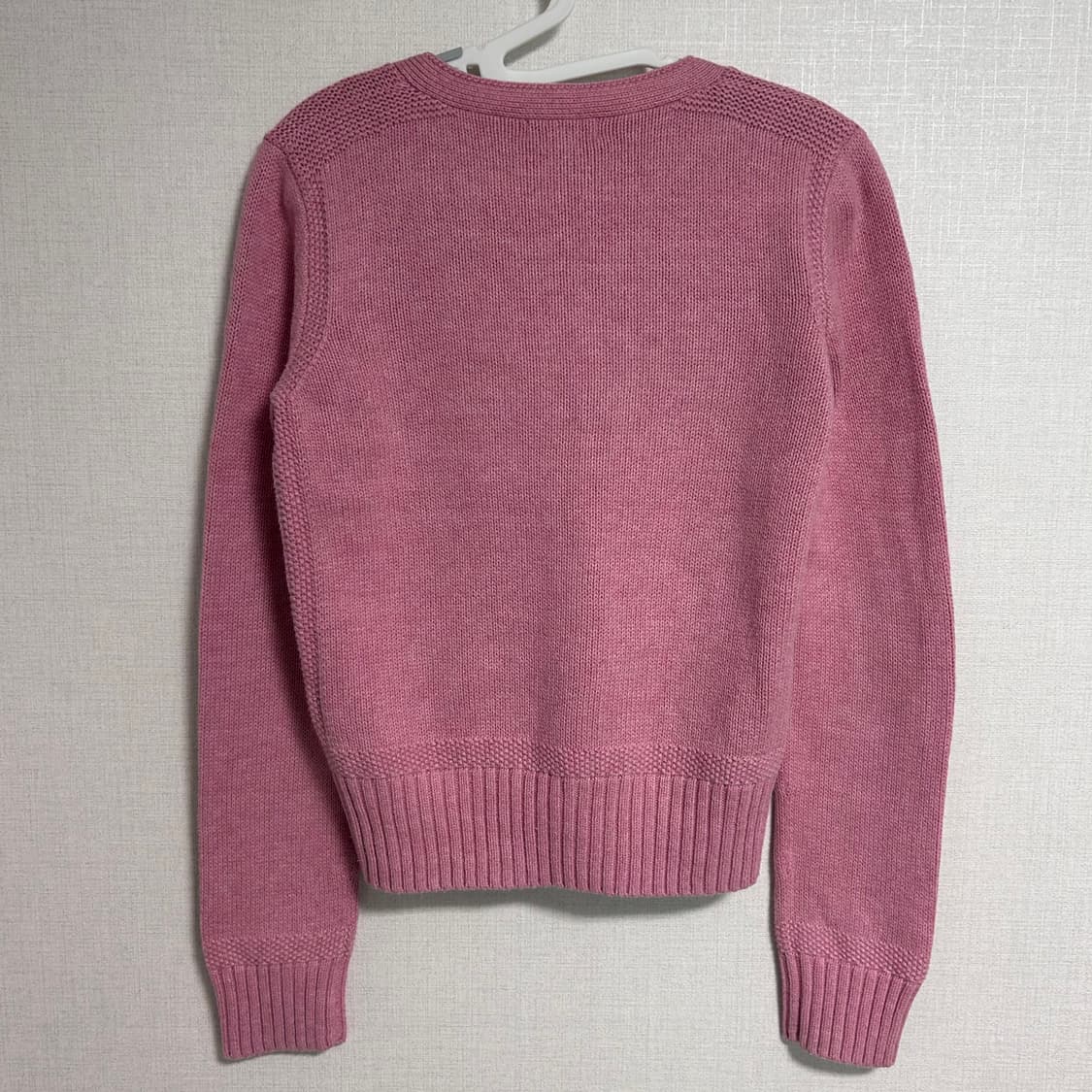 폴로 랄프로렌 브이넥 니트 가디건 핑크 상품이미지7