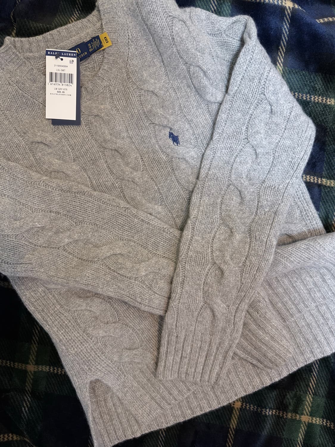 폴로 랄프로렌 케시미어 니트 xs 상품이미지3