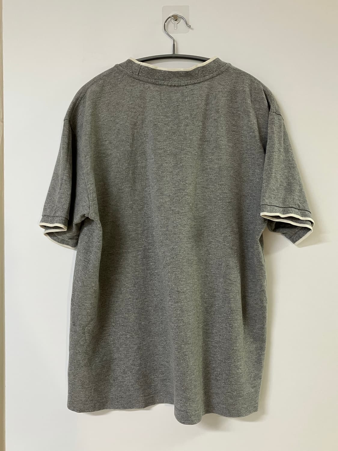 라코스테 lacoste 니트 반팔 그레이 상품이미지2