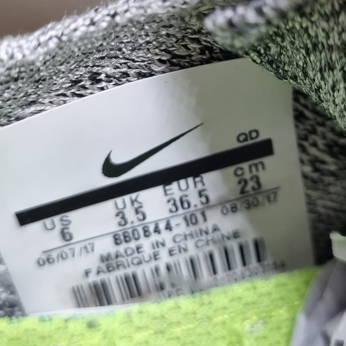 나이키 프리rn 플라이니트 런닝화235 상품이미지6