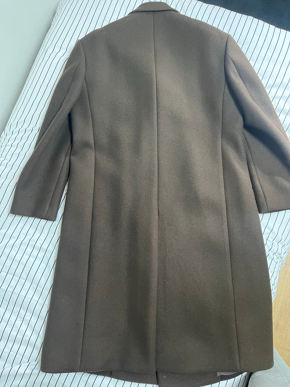 [M] 벨리에 더블코트 브라운 상품이미지2