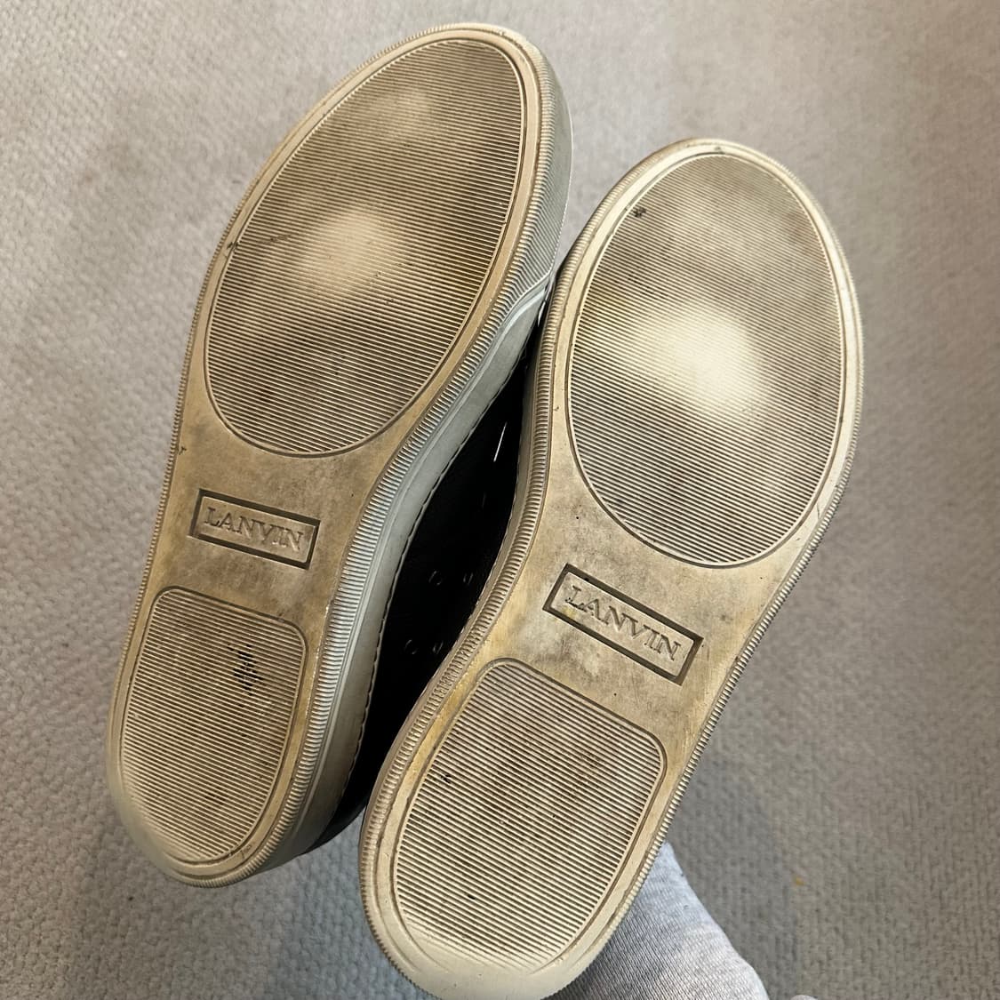 랑방 Lanvin 레더 스니커즈 상품이미지5
