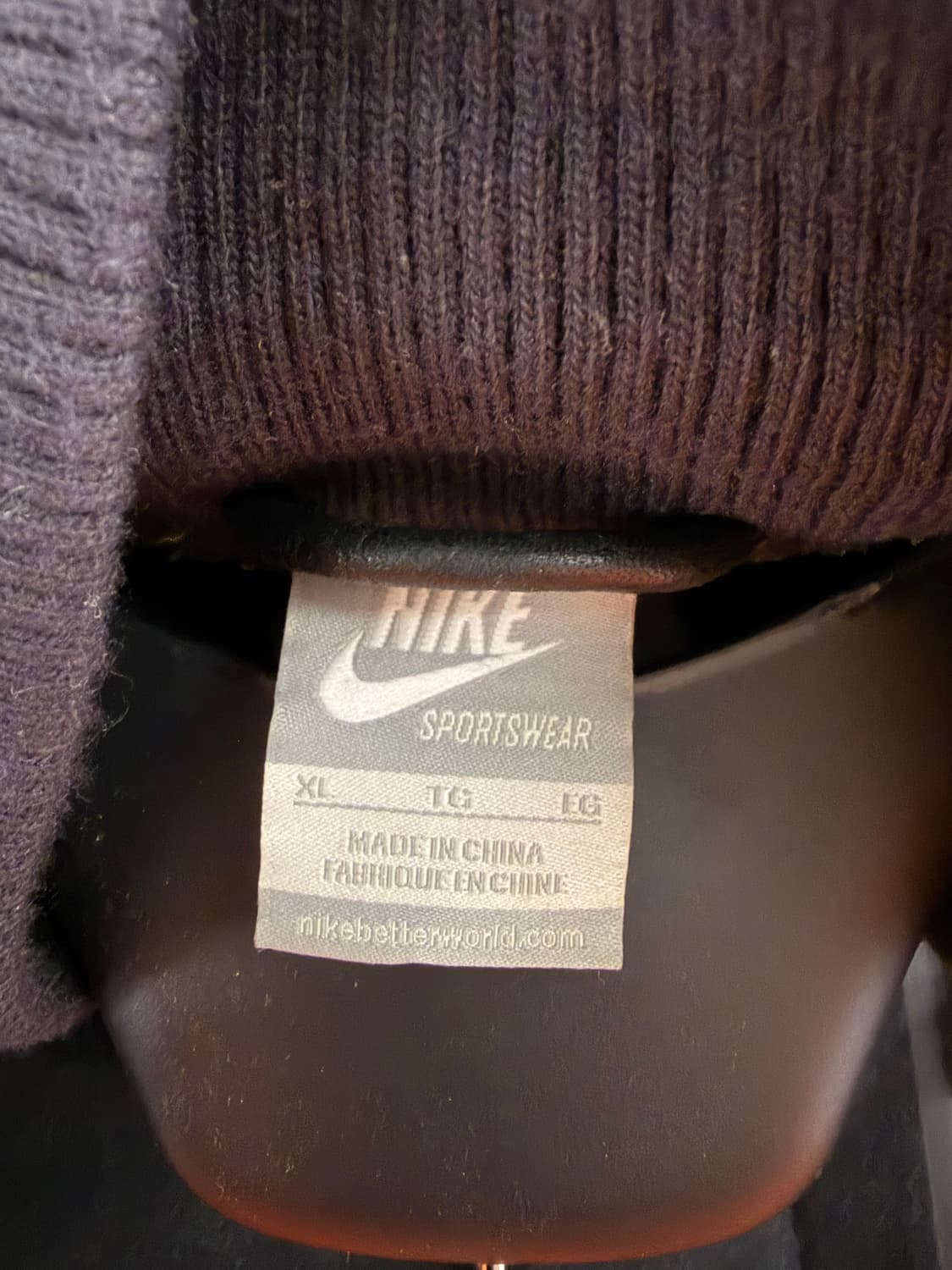 Nike leather varsity jacket XL 상품이미지6